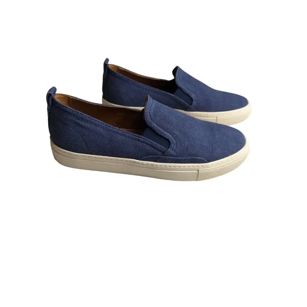 Soludos Mens Size 8.5 Shoes Algarve Slip On Sneaker Navy 3000125-410 New In Box